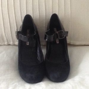 Italian black soft heels